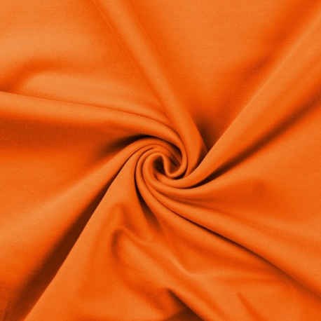 Tissu Jogging Uni Orange