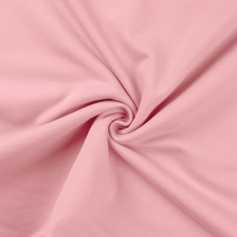 Tissu Jogging Uni Rose