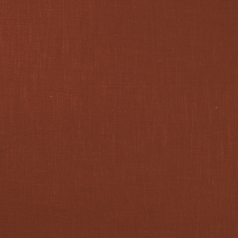 Tissu Lin Lavé Uni Terracotta