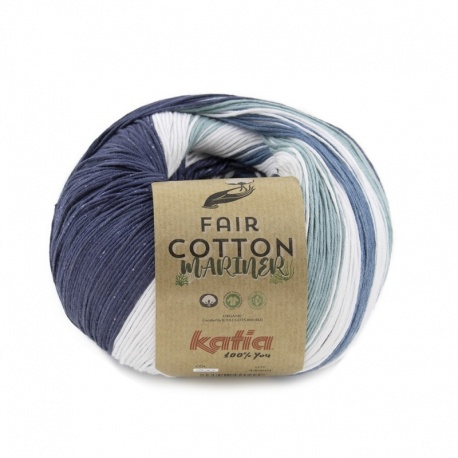 Pelote Katia Fair Cotton Mariner 200gr 