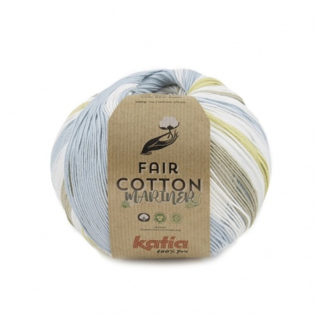 Pelote Katia Fair Cotton Mariner 200gr 