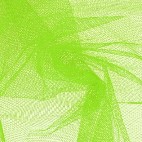 Tissu Tulle Vert Fluo