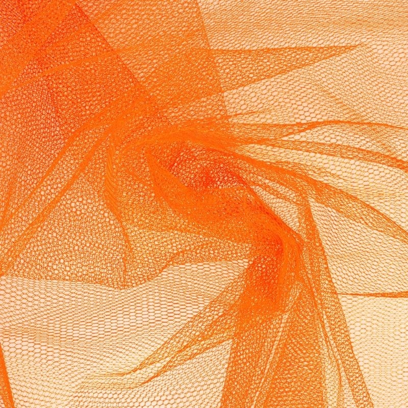 Tissu Tulle Orange