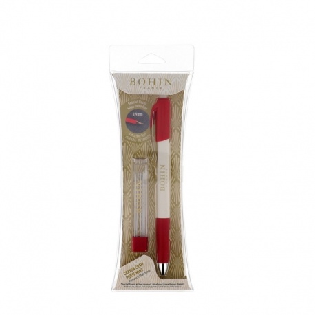 Crayon Craie Blanc Porte Mines + 6 Mines Bohin