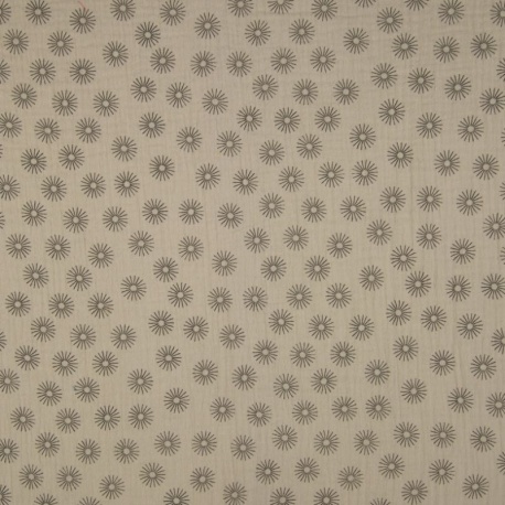 Tissu Double Gaze Soleil Sable 