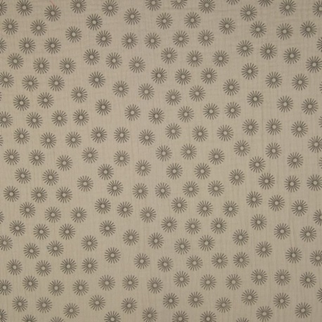 Tissu Double Gaze Soleil Sable 