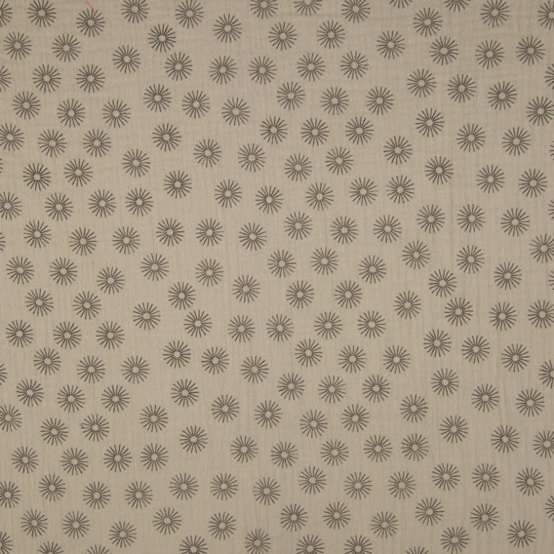 Tissu Double Gaze Soleil Sable 