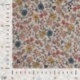 Tissu Jersey Coton Digital Floral Ecru