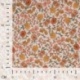 Tissu Jersey Coton Digital Floral Terracotta