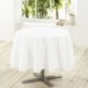 Nappe Ronde Uni Blanc