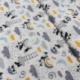 Tissu Coton Imprimé Digital Arcopanda Gris
