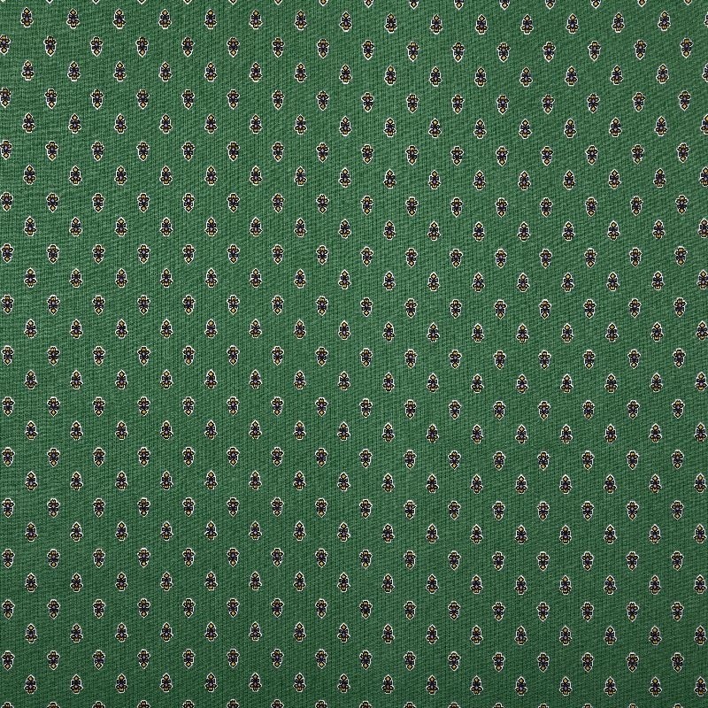 Tissu Imprimé  Bonnieux Imprime Vert