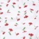 Tissu Toile Cereza Blanc