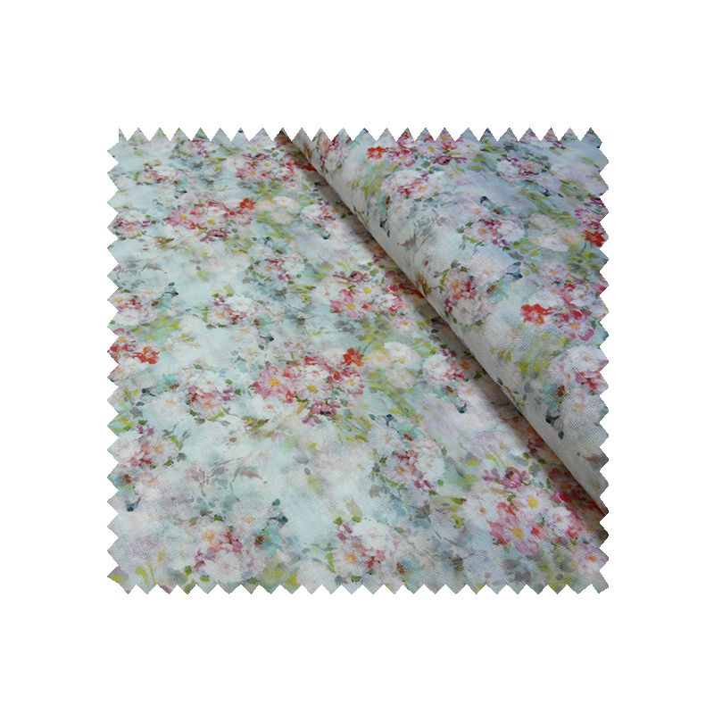 Tissu Naipeprint Imprimé Tee Shirt Floral Pastel