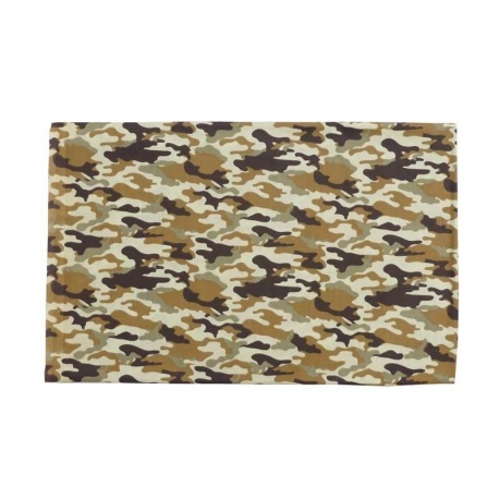 Coupon Tissu Camouflage Kaki