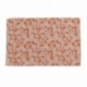 Coupon Tissu Florail Fond Corail