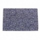 Coupon Tissu Cercles Bleus