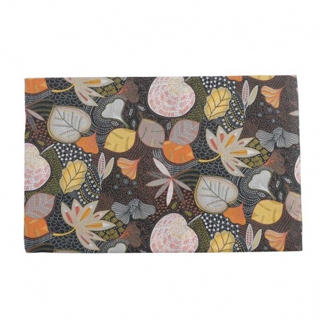 Coupon Tissu Vegetal Multicolore