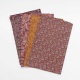 Coupon Tissu Floral Orange