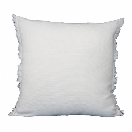 Coussin Anais Ecru en Coton Lavé