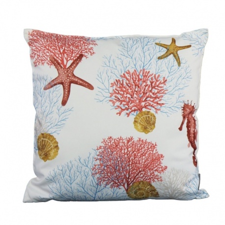 Coussin Corail Blanc