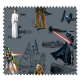 Tissu Disney Star Wars Fond Gris
