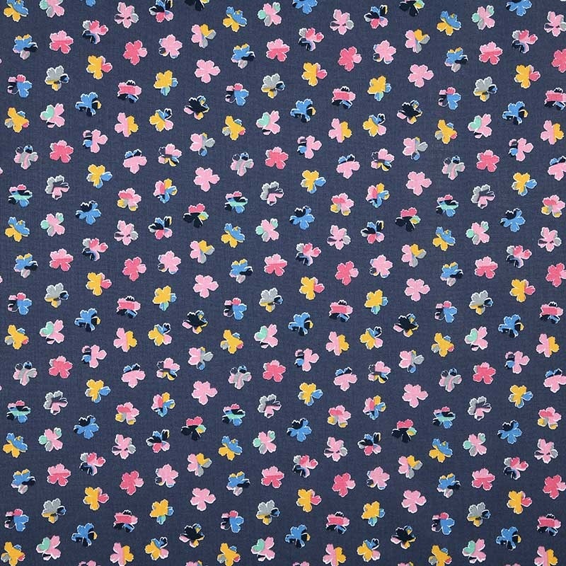 Tissu Cretonne Zouk Multicolore