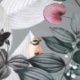Tissu Satin de Coton Impression Digitale Hochi Lichen