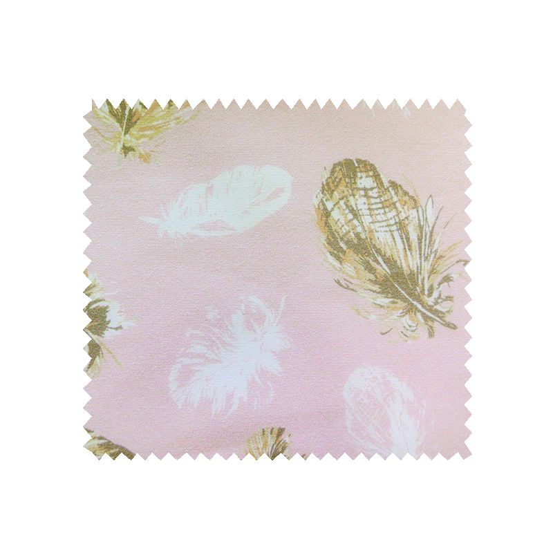 Tissu Eider Imprimé Rose Pale