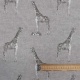Tissu Bachette Botswana Imprimé Gris