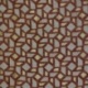 Tissu Jacquard Memphis Fils Doré Terracotta 