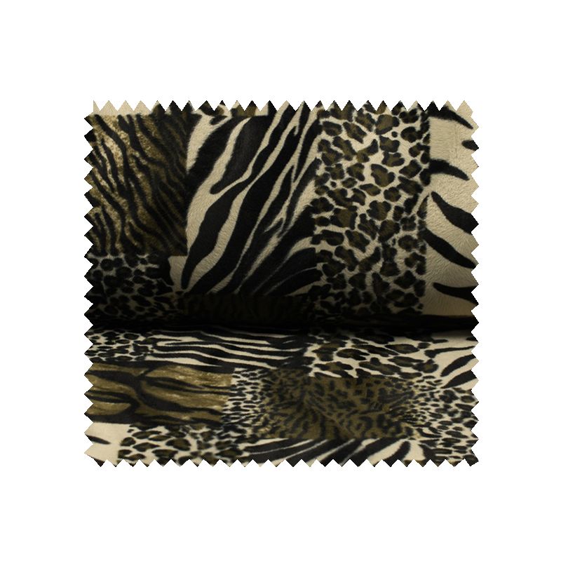 Tissu Fausse Fourrure Patch Animal