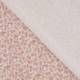 Tissu Jersey Coton Imprimé Petites Fleurs Rose 