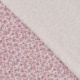 Tissu Jersey Coton Imprimé Petites Fleurs Mauves
