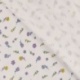 Tissu Jersey Coton Imprimé Fleurs Lilas  