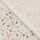 Tissu Jersey Coton Imprimé Lapin Bleu  