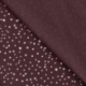 Tissu Jersey Imprimé Pois Mauve 