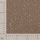 Tissu Jersey Imprimé Pois Taupe