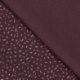 Tissu Jersey Imprimé Confetti Mauve 