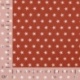 Tissu Imprimé Etoile Terracotta