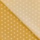 Tissu Imprimé Etoile Moutarde