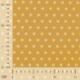 Tissu Imprimé Etoile Moutarde