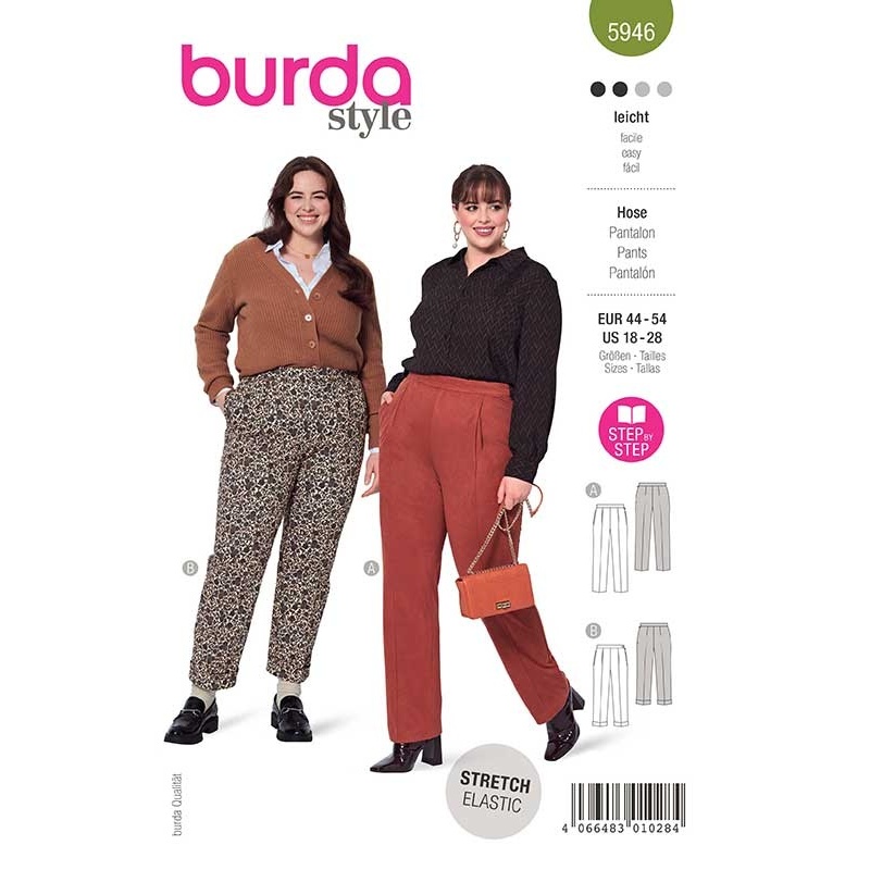 Patron 5946 Burda Style Pantalon 44/54