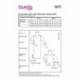 Patron 5972 Burda Style Robe Tricot & T-shirt à Cole Roule 34/44