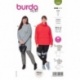Patron 5988 Burda Style Sweater Avec Bordure D'encolure Ou Col RoulÉ 44/54
