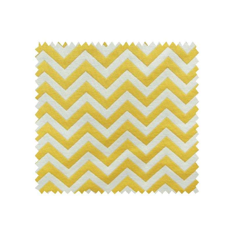 Tissu Jacquard Mini Zig Zag Jaune