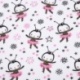 Tissu Cretonne Imprimée Elisabetta Rose 