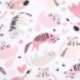 Tissu Cretonne Imprimée Canaillou Rose 