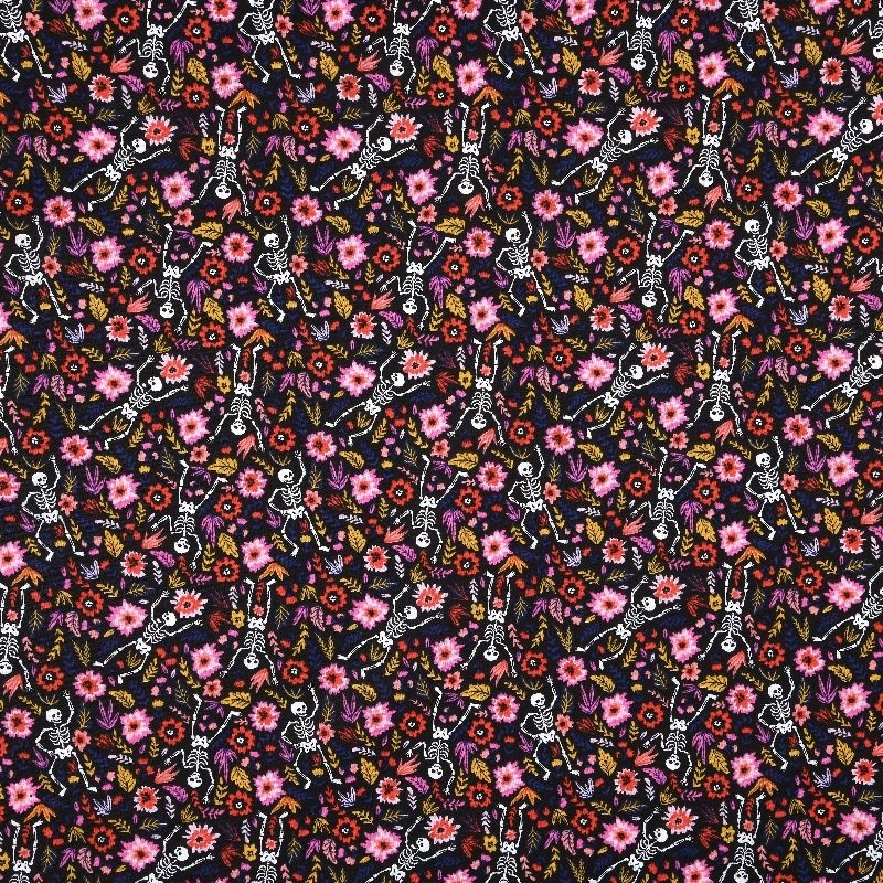 Tissu Cretonne Imprimée Limbo Rose