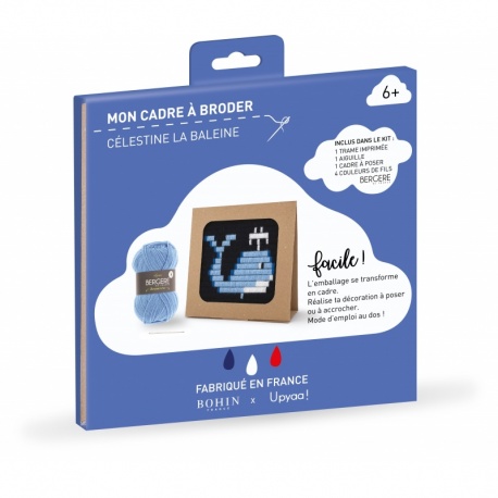 Kit Canevas Baleine 15.5x15cm Bohin
